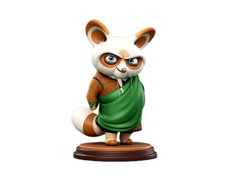 اکشن فیگور استاد شیفو (پاندای کونگفوکار)(c.492)